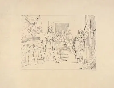 Поиск оружия by Адальберт Джон Вольк, 1861–1863 — digital art print download