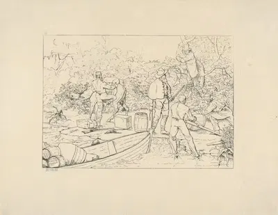 Контрабанда лекарств на Юг by Адальберт Джон Вольк, 1861–1863 — digital art print download