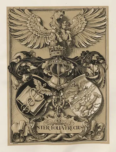 Аллегории и эмблемы Pl.149 by Альберт Ильг, 1882 — digital art print download