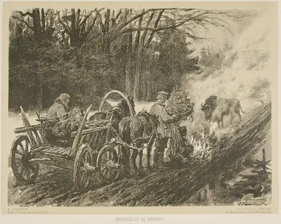 Встреча в пути by Антоний Каменьский, 1912 — digital art print download