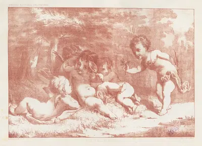 Amours et figures; décoratives arts industriels Pl.02 by E. Meyer, 1890 — digital art print download