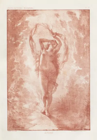 Amours et figures; décoratives arts industriels Pl.04 by E. Meyer, 1890 — digital art print download