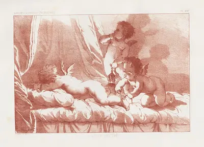 Amours et figures; décoratives arts industriels Pl.17 by E. Meyer, 1890 — digital art print download