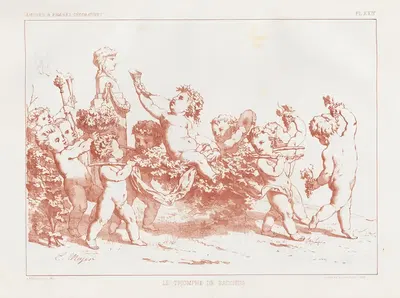 Amours et figures; décoratives arts industriels Pl.23 by E. Meyer, 1890 — digital art print download