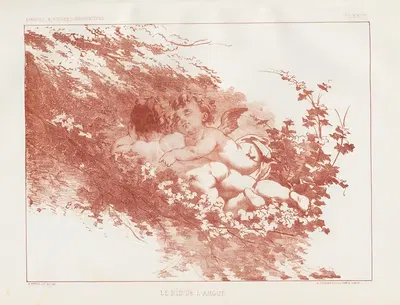Amours et figures; décoratives arts industriels Pl.26 by E. Meyer, 1890 — digital art print download