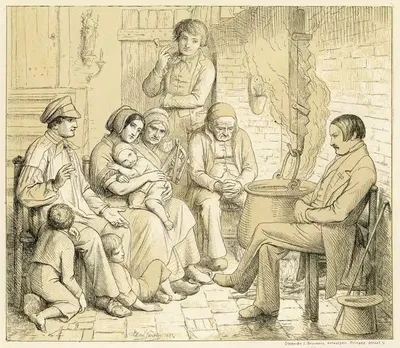 Хендрик Консъенс в Кемпене в 1849 by Эдвард Дюжарден, 1881 — digital art print download