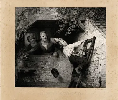 Маленький мародер by Фердинанд де Бракелер, 1856 — digital art print download