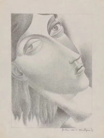 Голова женщины by Гюстав Ван де Вестейн, 1929 — digital art print download
