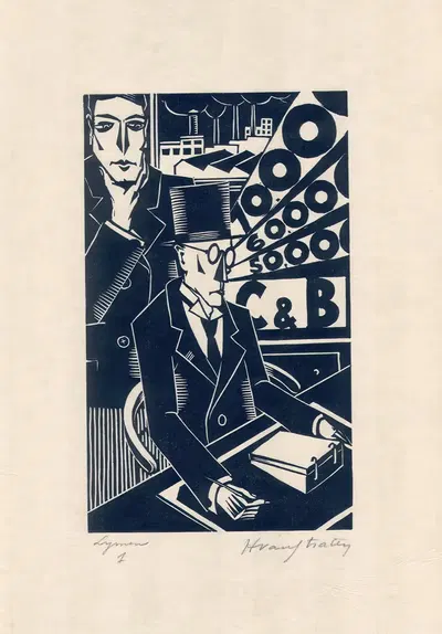 Визит мистера Уилкинсона by Анри Ван Стратен, 1932 — digital art print download
