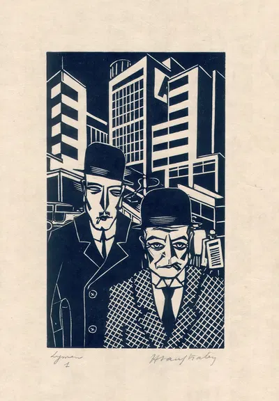Лаарманс и Бурман by Анри Ван Стратен, 1932 — digital art print download