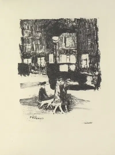 А. Боннар – Улица by Поль Валери, 1927 — digital art print download