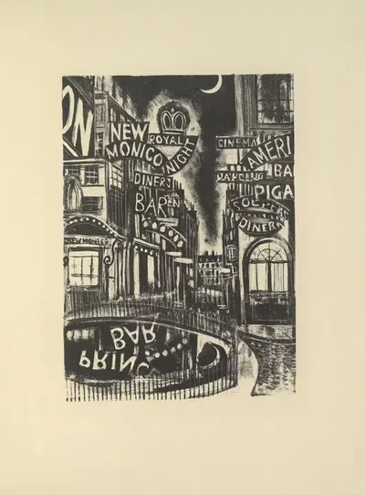Дараньес – Площадь Пигаль by Поль Валери, 1927 — digital art print download