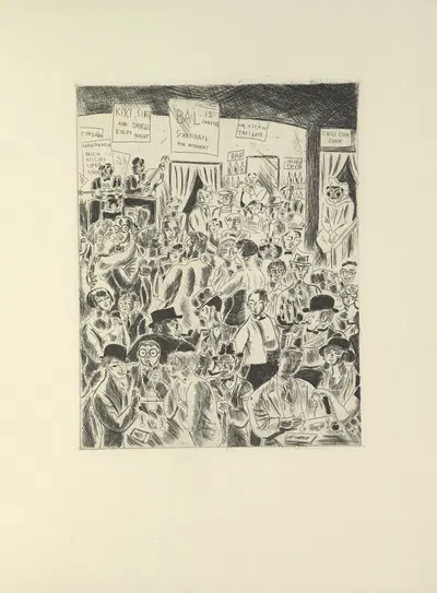 Ж. Оберле – У Жокея by Поль Валери, 1927 — digital art print download