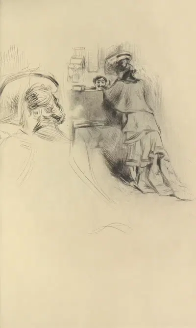 В антикамере; история одной минуты Пл.03 by Эдгар Шахин, 1905 — digital art print download