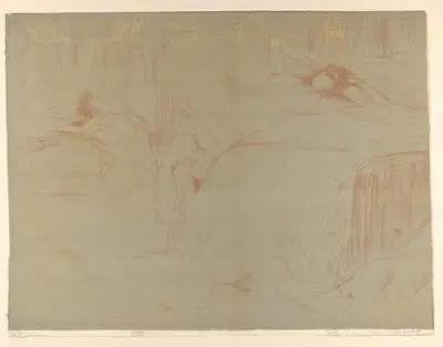 Collapsed on the Bed by Henri de Toulouse-Lautrec, 1896 — digital art print download