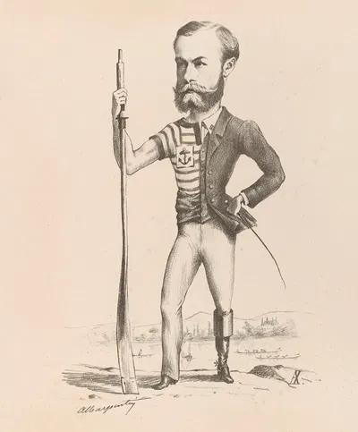 Альфред Шарпентье by Жозеф Моллар, 1869 — digital art print download