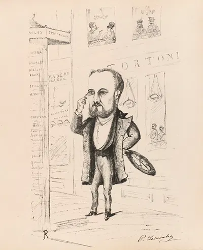 Пьер Леконтер by Жозеф Моллар, 1869 — digital art print download