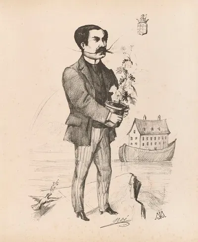Рожер де Ное by Жозеф Моллар, 1869 — digital art print download