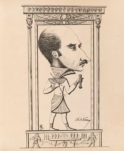 Charles de Vienne by Joseph Mollard, 1869 — digital art print download
