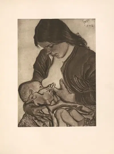 Macierzynstwo by Stanisław Wyspiański, 1902 — digital art print download