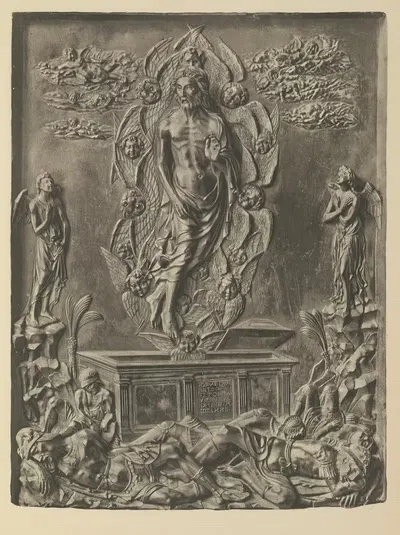 The Resurrection – Lorenzo Di Pietro, Called Vecchietta; School Of Siena by Wilhelm von Bode, 1910 — digital art print…