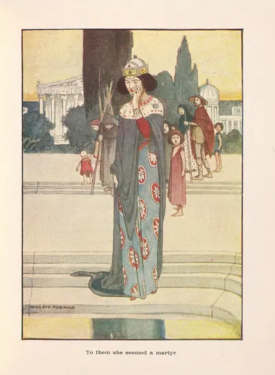 Констанция; Для них она казалась мученицей by Уильям Хит Робинсон, 1906 — digital art print download