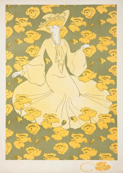 Женщина в саду by Огюст Рубий — digital art print download