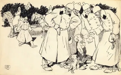 Papieren! by Constant van Offel, 1914 — digital art print download