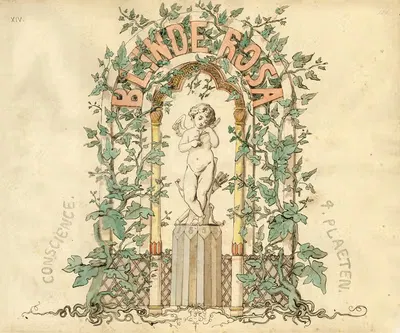Слепая Роза (Обложка) by Эдвард Дюжарден, 1850 — digital art print download