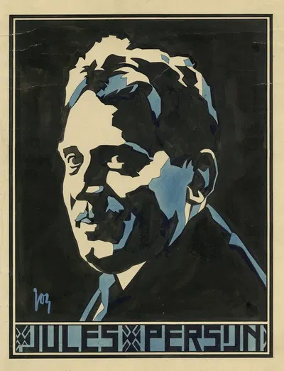 Портрет Жюля Персена by Йос Де Свертс, 1923 — digital art print download