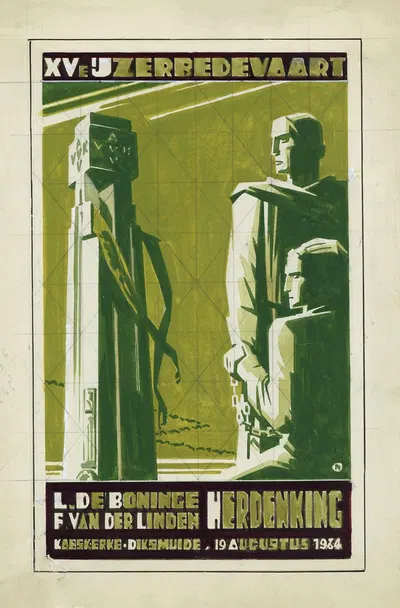 XVe ijzerbedevaart, 19 augustus 1934 by Jos De Swerts, 1934 — digital art print download