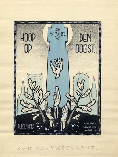 XVIIe Ijzerbedevaart. by Jos De Swerts, 1936 — digital art print download