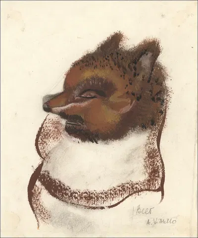 Бруин, медведь by Лон Ландау, 1938 — digital art print download