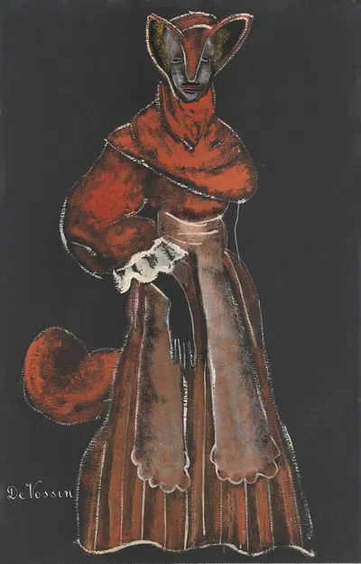 Эрмелин, де Воссен by Лон Ландау, 1938 — digital art print download