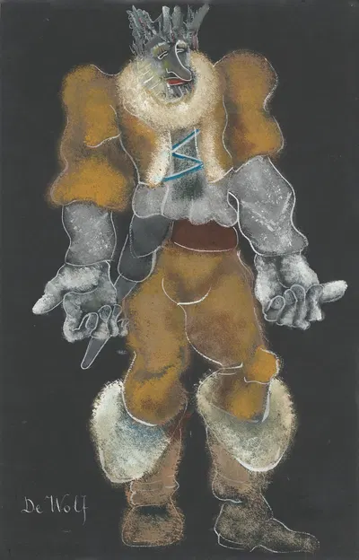 Исе́гри́н, Волк by Лон Ландау, 1938 — digital art print download