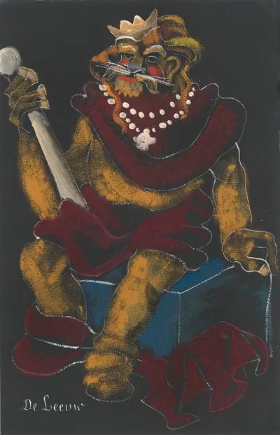 Нобель, лев by Лон Ландау, 1938 — digital art print download