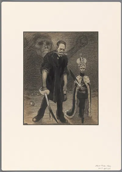 Проект политической карикатуры Русская революция by Альберт Хан, 1887-1918 — digital art print download