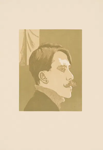 Self-Portrait by Amédée Joyau, 1896 — digital art print download