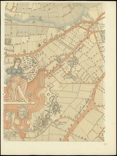 Карты Гента, нарисованные в 1619 году геодезистом Жаком Хоренбольтом Пл.04 by Арман Хайнс, 1900 — digital art print download