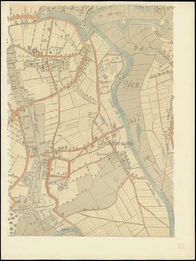 Карты Гента, нарисованные в 1619 году геодезистом Жаком Хоренболтом Пл.05 by Арман Хайнс, 1900 — digital art print download