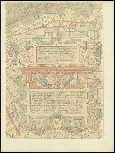 Карты Гента, нарисованные в 1619 году землемером Жаком Хоренбольтом Пл.07 by Арман Хайнс, 1900 — digital art print download