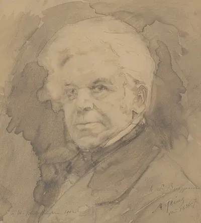 Портрет Адольфа Бургграве (1806-1902), профессора медицинского факультета в Генте by Арман Хайнс, 1806-1902 — digital art…
