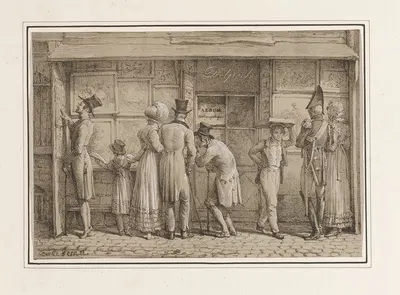 Магазин Делпеша by Карл Верне, 1818 — digital art print download