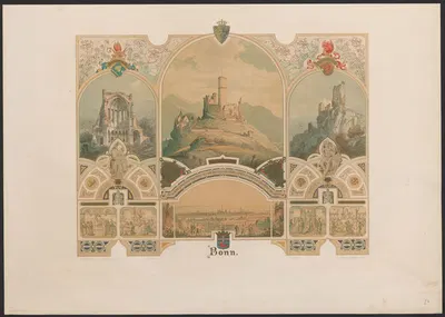 Bonn by Caspar Scheuren, 1880-1883 — digital art print download