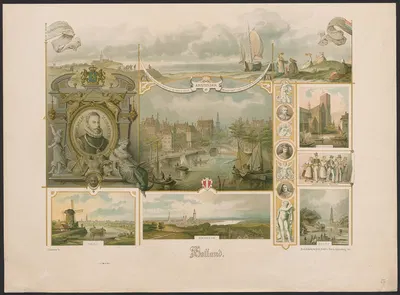 Holland by Caspar Scheuren, 1880-1883 — digital art print download