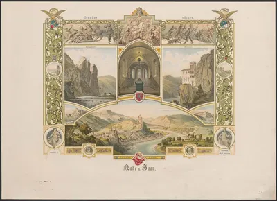 Nahe und Saar by Caspar Scheuren, 1880-1883 — digital art print download