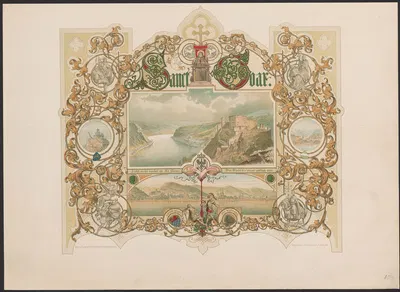 Sanct Goar by Caspar Scheuren, 1880-1883 — digital art print download