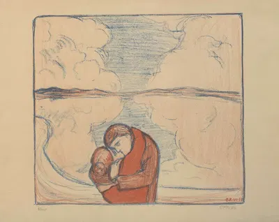 Поцелуй by Эмиль Рудольф Вайс, 1899 — digital art print download
