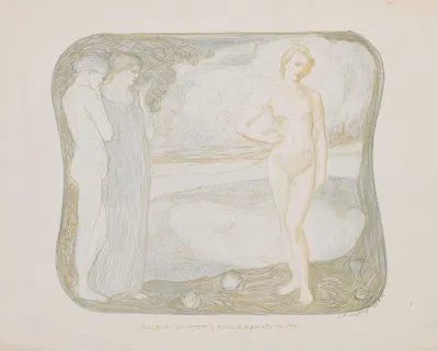 Квинтет Моцарта соль минор Адажио Нон Троппо by Эмиль Рудольф Вайс, 1898 — digital art print download