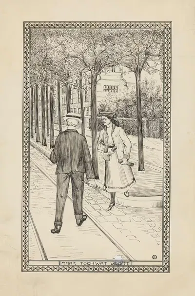 ААК ТОЧ ВАТ ВОРТ by Г. ван Дорн, 1909 — digital art print download